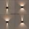 Quickway Imports Wall Sconce LED Waterproof Wall Lamp Aluminum with Adjustable Beam 10-Watt 3000K Warm White, Black QI004492.BK.3K - alternate 2